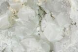 Keokuk Quartz Geode with Calcite Crystals - Iowa #144746-3
